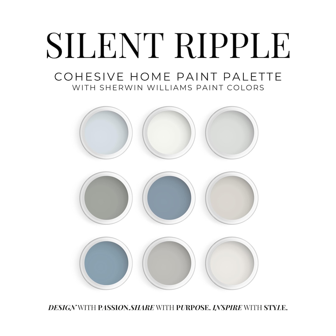 シャーウィン・ウィリアムズ サイレントリップル コースタルペイントパレット（デジタルダウンロード） - Etsy 日本