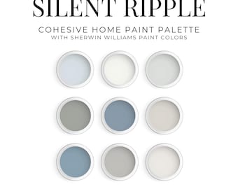 Sherwin Williams Silent Ripple Coastal Paint Palette (Digital Download)