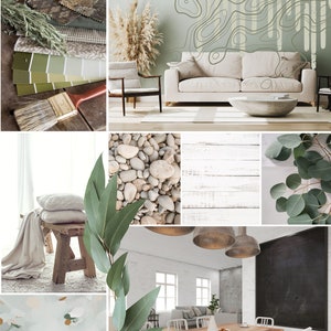 Modern Farmhouse paint color palette. Sherwin Williams paint color palette. Sage green farmhouse paint palette. Whole house cohesive paint palette.