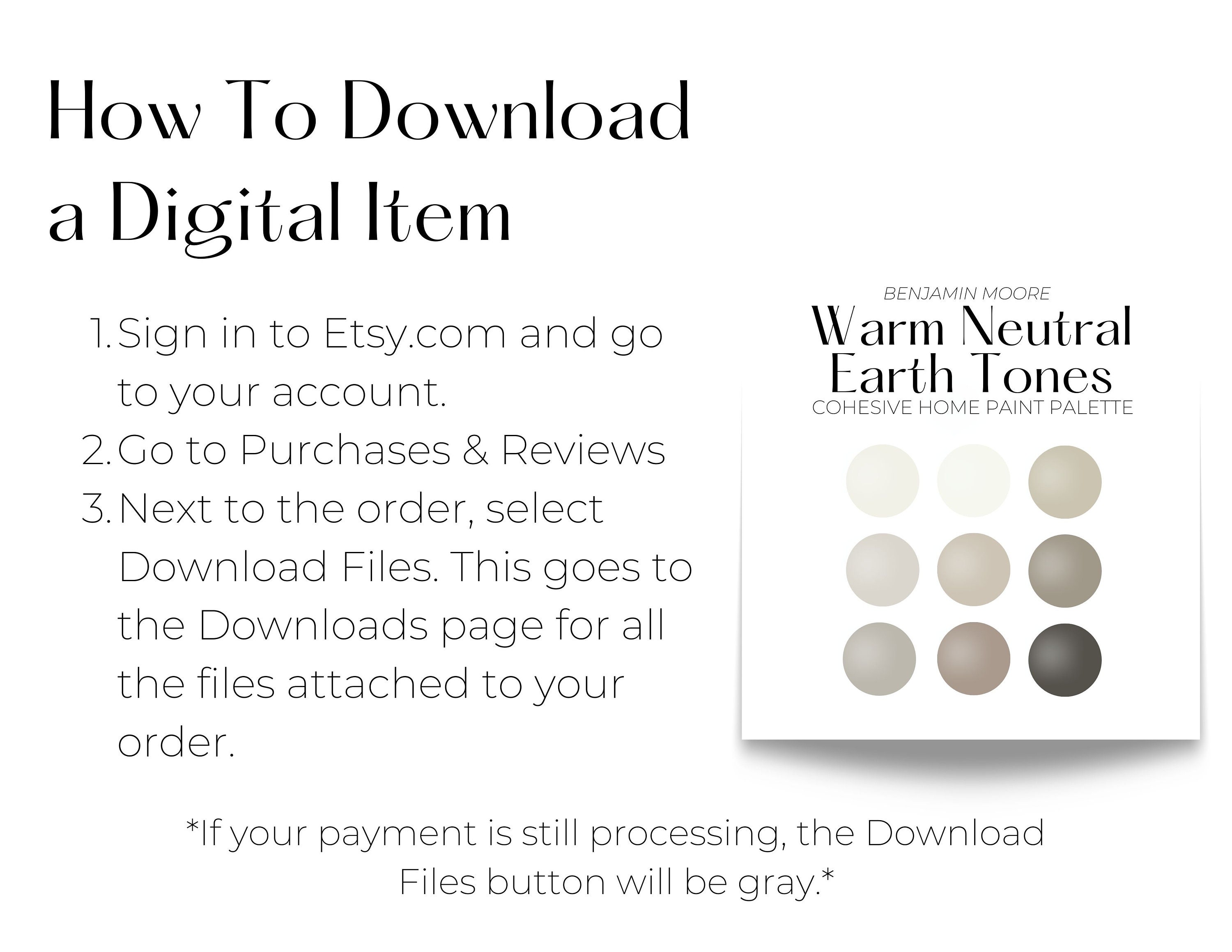 Benjamin Moore Warm Neutral Earth Tones Paint Palette, Cohesive Whole