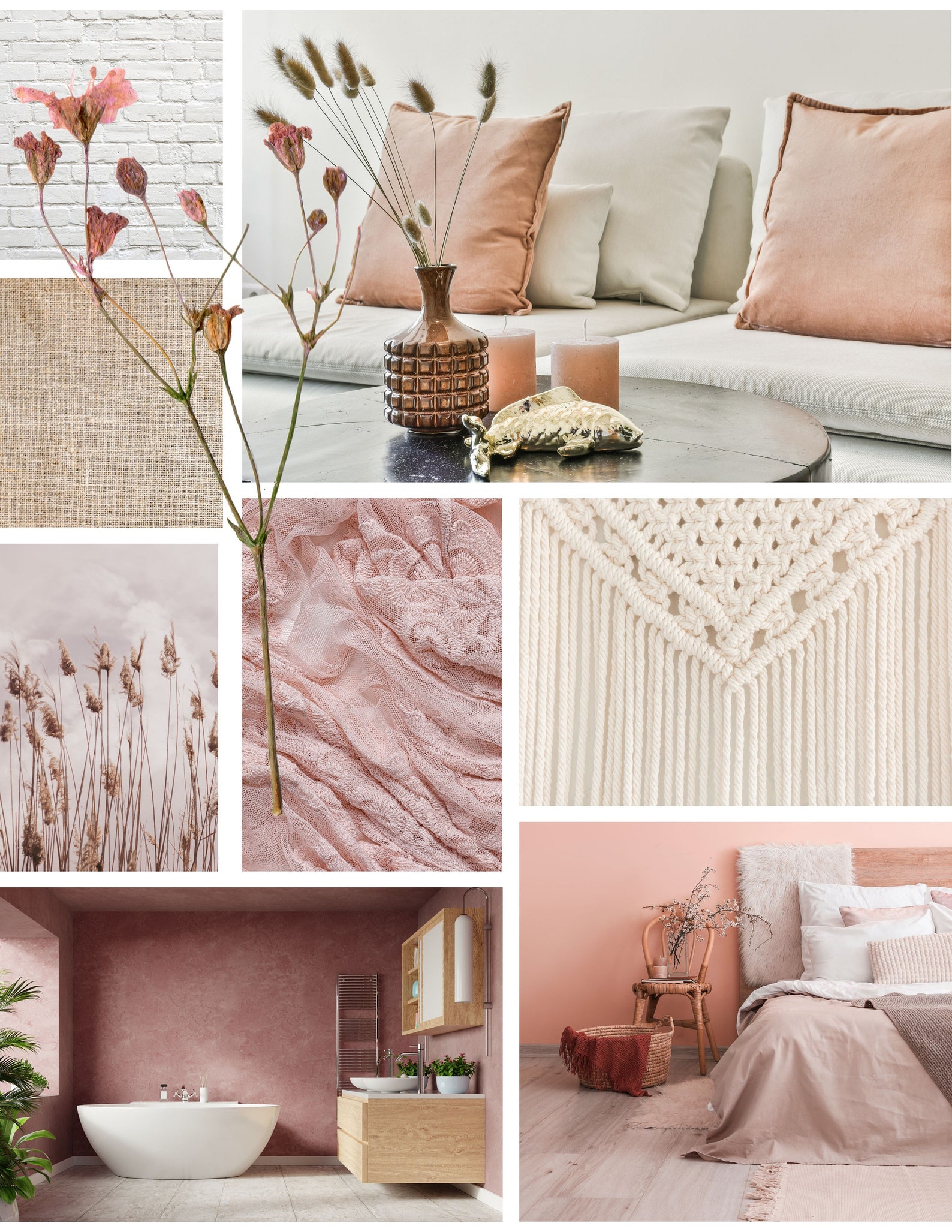 Sherwin Williams Boho Blush Paint Palette, Cohesive Whole House Color