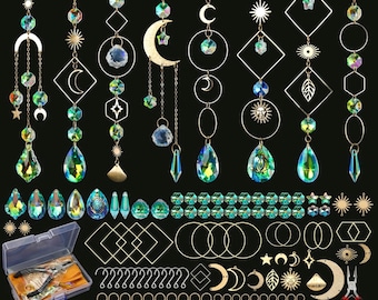 228pcs Sun Catcher Kit | DIY Crystal Suncatcher Craft Set for Adults