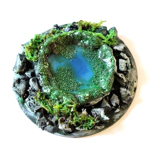 handmade jungle pond scatter terrain for tabletop roleplaying games