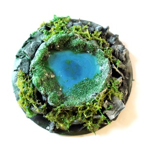 handmade jungle pond scatter terrain for tabletop roleplaying gaming
