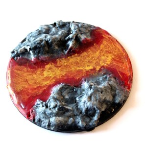 lava flow scatter terrain for tabletop gaming