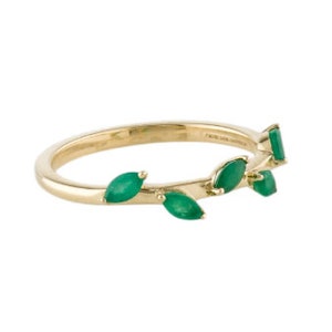 Gold & Emerald Band