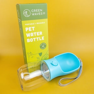 Puppy Water Dispenser | Travel Dog Water Bottle | Dog Mom Gift | Portable Dog Water Bowl | Filtered Water Bottle | Leakproof Dog Water