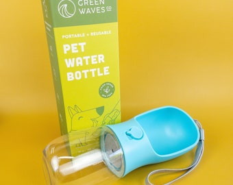 Distributore d'acqua per cuccioli / Borraccia da viaggio per cani / Regalo per amanti dei cani / Ciotola portatile per cani / Borraccia con filtro / Borraccia a prova di perdite per cani