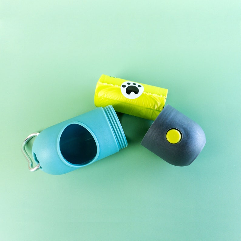 Poop Bags & Poop Bag Holder With LED Flashlight BUNDLE Poop Etsy