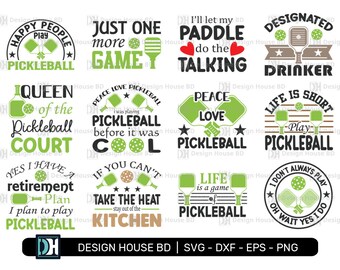 Pickleball SVG, Pickleball heartbeat svg, Pickleball SVG Bundle, Pickleball Cricut Files, Cut Files for Crafters, Pickleball tshirt design