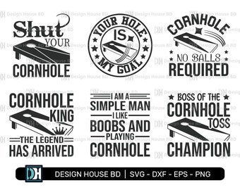 06 quotes Cornhole Bundle, Cornhole SVG, Cornhole game svg, Funny Cornhole Gift, Cornhole Cutting File svg, Png, Eps, Dxf