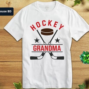 Hockey Grandma Svg, Hockey SVG, Hockey Team svg, Hockey Shirt Design, Hockey Grandma Png, Hockey Cut File, Eps, Dxf image 2