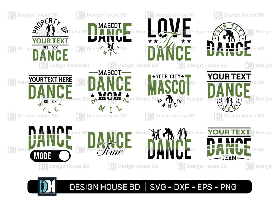 Dance Svg Bundle, Dance Quotes Svg, Dance Lover Svg, Dance Mom Svg ...