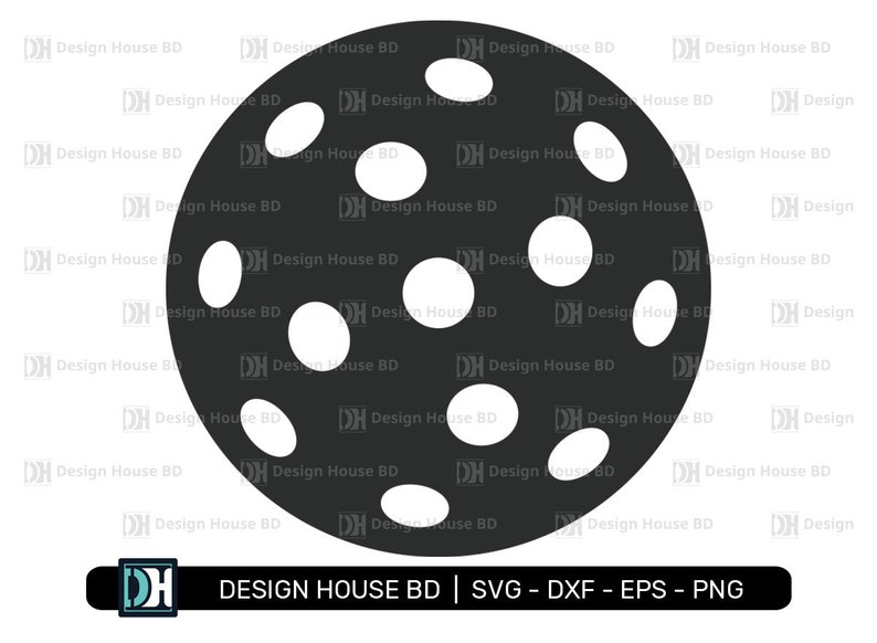 May include: Black and white illustration of a round, flat disc with multiple circular holes. The disc is similar to a game piece or a decorative object.