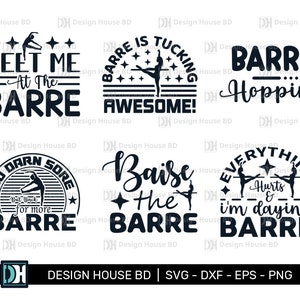 Barre svg, Barre Clipart, Barre Typography, Barre t-shirt Design, Barre Typography Design, Barre Svg Bundle, Dance Workout svg, Gymnastics