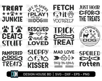 Dogs SVG, Dog Bandana SVG Bundle, Dog Life svg, Dog Bandana Designs, Dog Mom, Dog png, Dog dxf, Dog eps