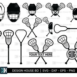 Lacrosse Sticks Svg, lacrosse monogram Svg, lacrosse silhouetten, lakse sport SVG, lacrosse illustraties, sport illustraties, gesneden bestand, png, eps, dx
