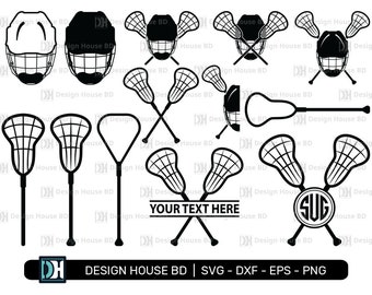 Lacrosse Sticks Svg, Lacrosse Monogram Svg, Lacrosse Silhouettes, Lax Sports SVG, Lacrosse Clip Art, Sports Clip Art, Cut File, Png, Eps, Dx