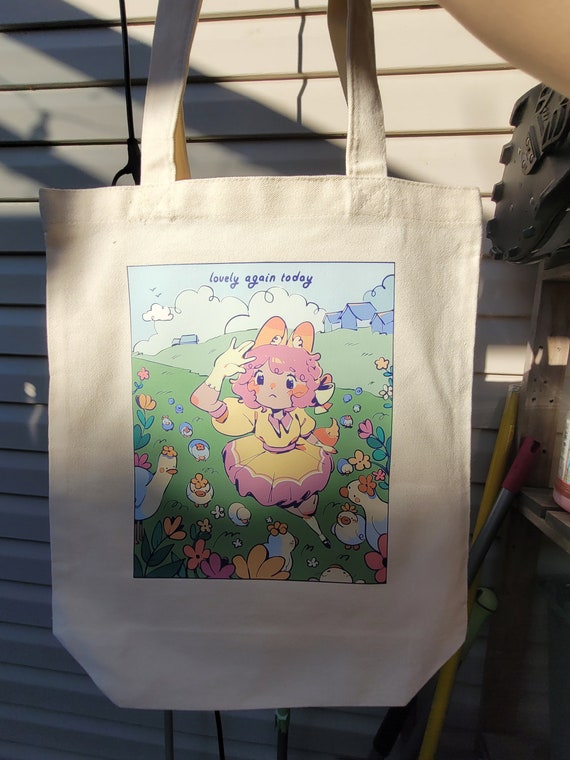 Lovely Again Today Tote Bag 13x15 Etsy