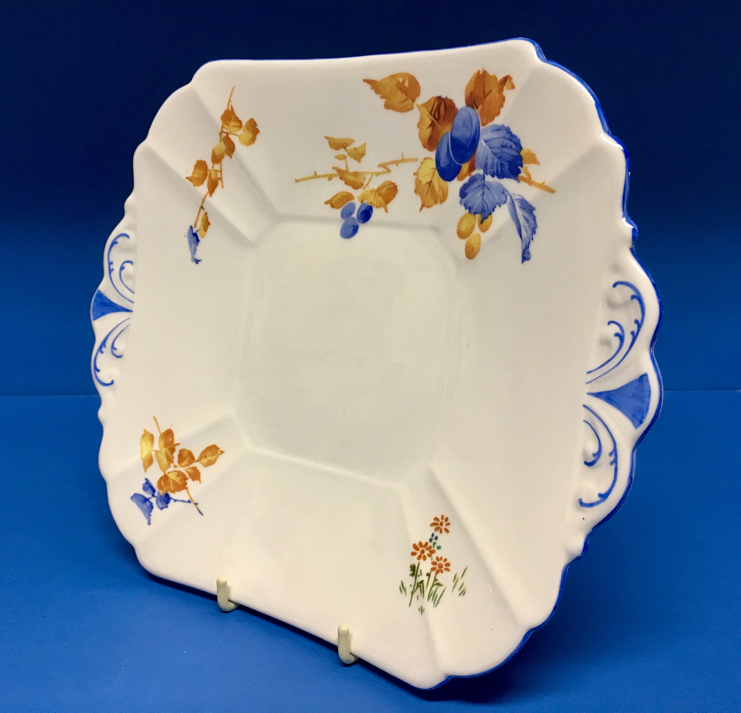 Unique Shelley China Cake Plate Etsy