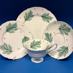 Lovely Shelley China Drifting Leaves Quartet