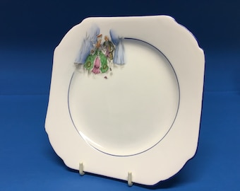 Extremely rare Shelley China Slater lady plate