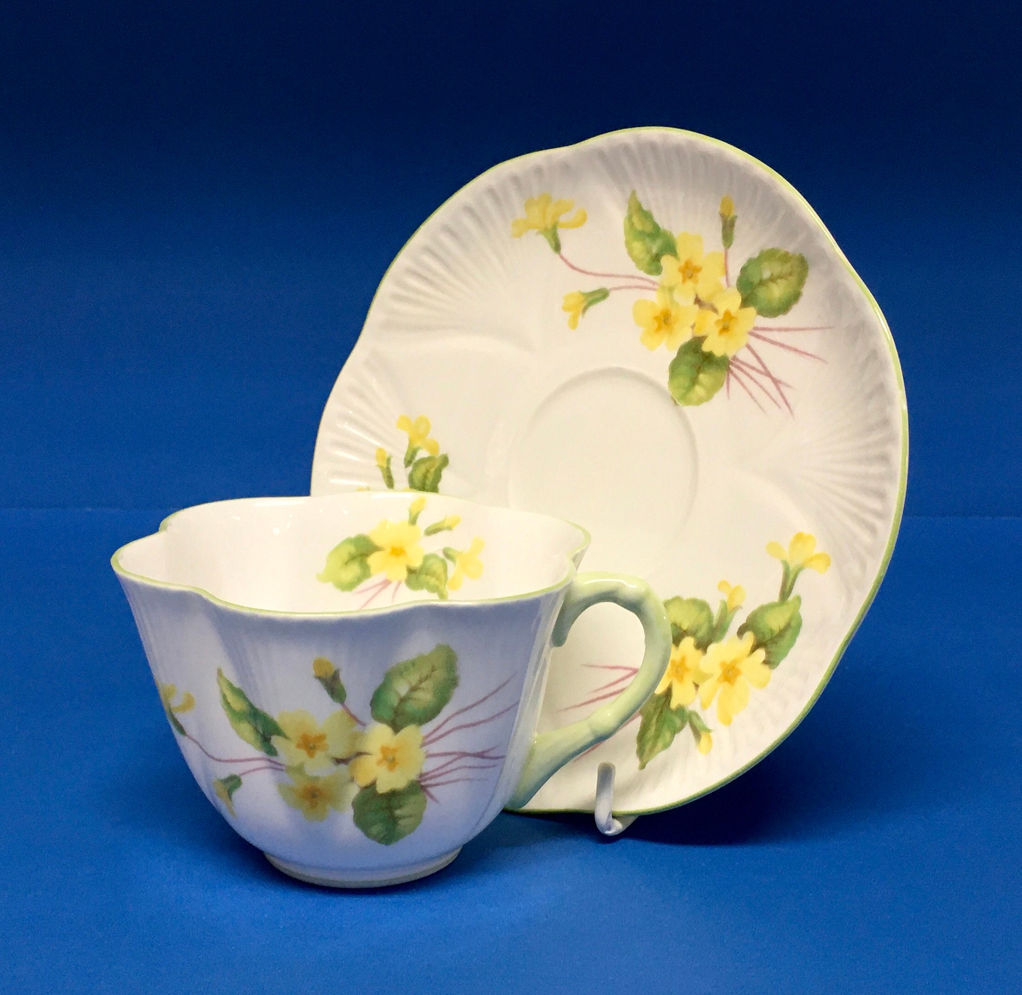 食器 primrose Wonderful Shelley China Primrose Cup and Saucer Dainty Shape