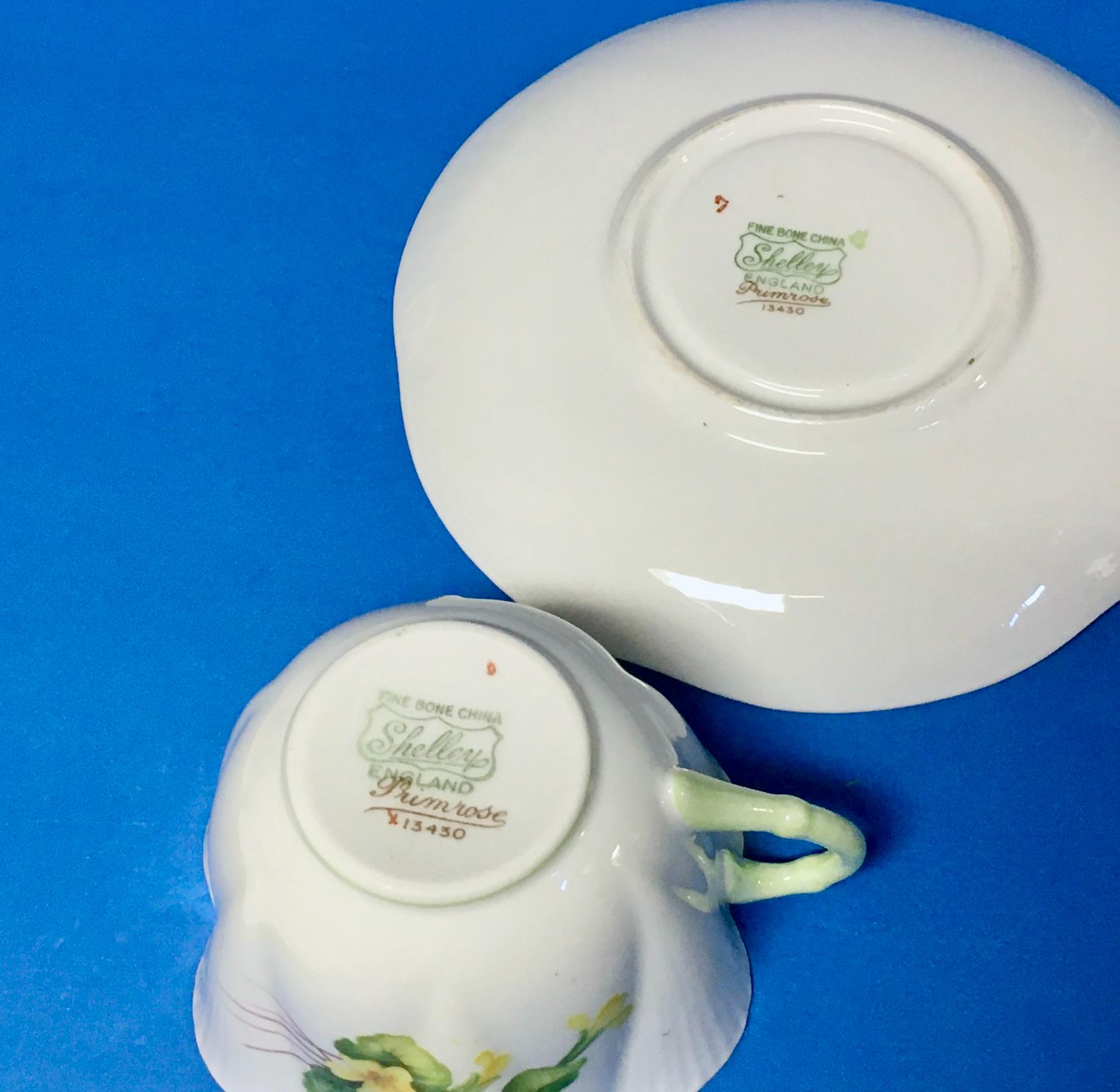 食器 primrose Wonderful Shelley China Primrose Cup and Saucer Dainty Shape