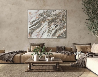 Bling Wall Art / Gold, Champagne, White