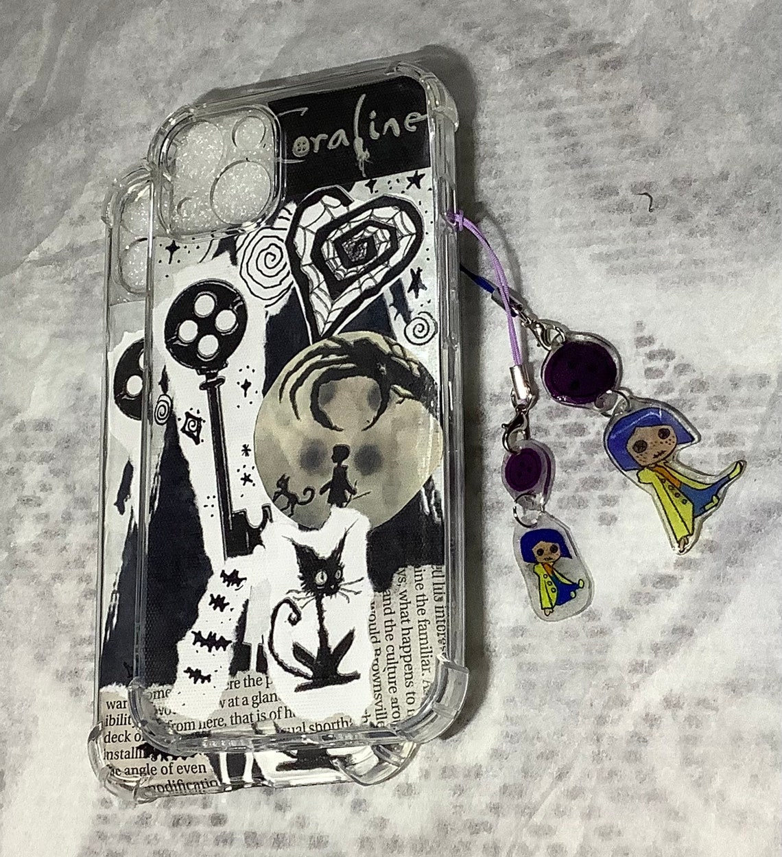Coraline Custom Cell Phone Case Face Decor & Charm Etsy
