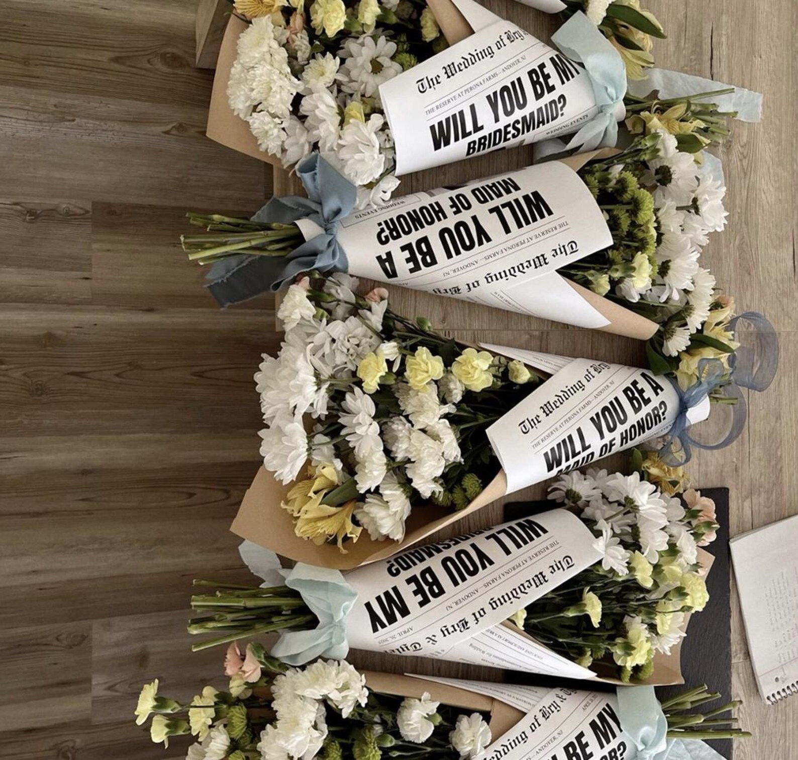 Will You Be My Bridesmaid? Personalized Newspaper Template Etsy