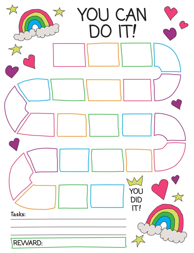 Reward Stickers Form Rewards Sticker Chart - Etsy