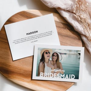 Bridesmaid Proposal Card: Bridal Party Proposal (Canva Template, Digital Download)