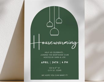 Funny Housewarming Party Invitation: Editable Canva Template (Digital Download)