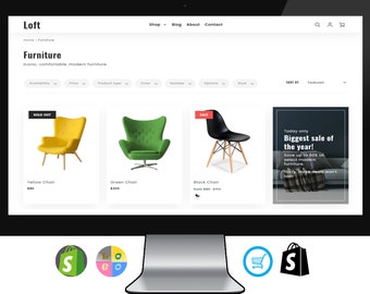 Shopify Website for Moving Sale, Sell Your Stuff on a Mobile-Friendly Website with an Intuitive Shopping Cart
