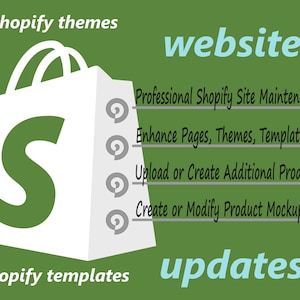 2-Hour Shopify Website Maintenance: Themes, Templates, Mockups