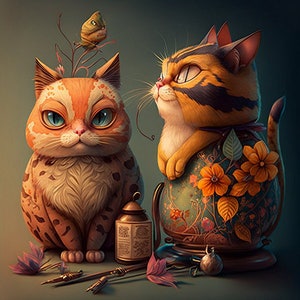 Whimsical Kitties