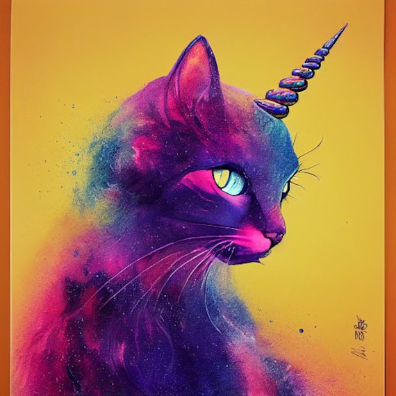 Unicorn Cat Etsy