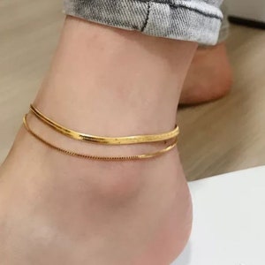 Pure Gold Anklet Etsy Singapore
