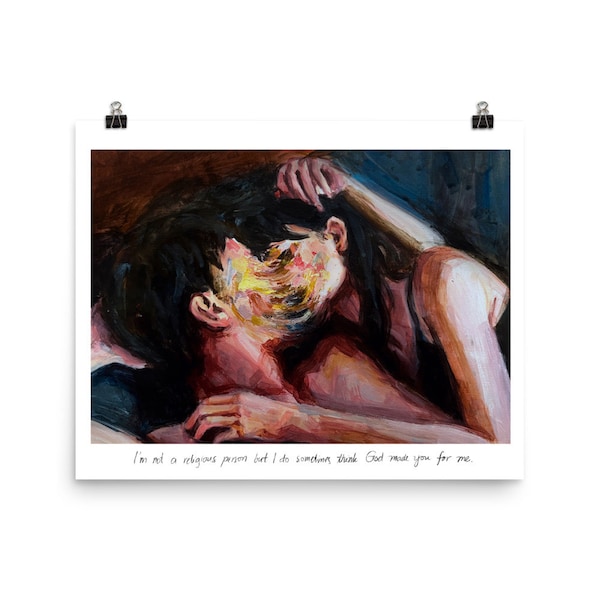 Normal People Acrylbild Wandkunst/ Kunstdruck/ Poster