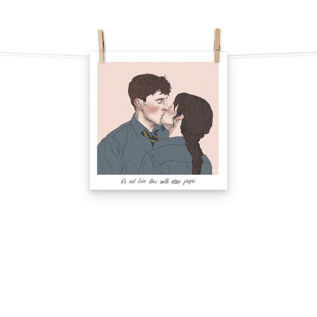 Normal People Poster Print/ Wall Art - It's Not Like This With Other ...