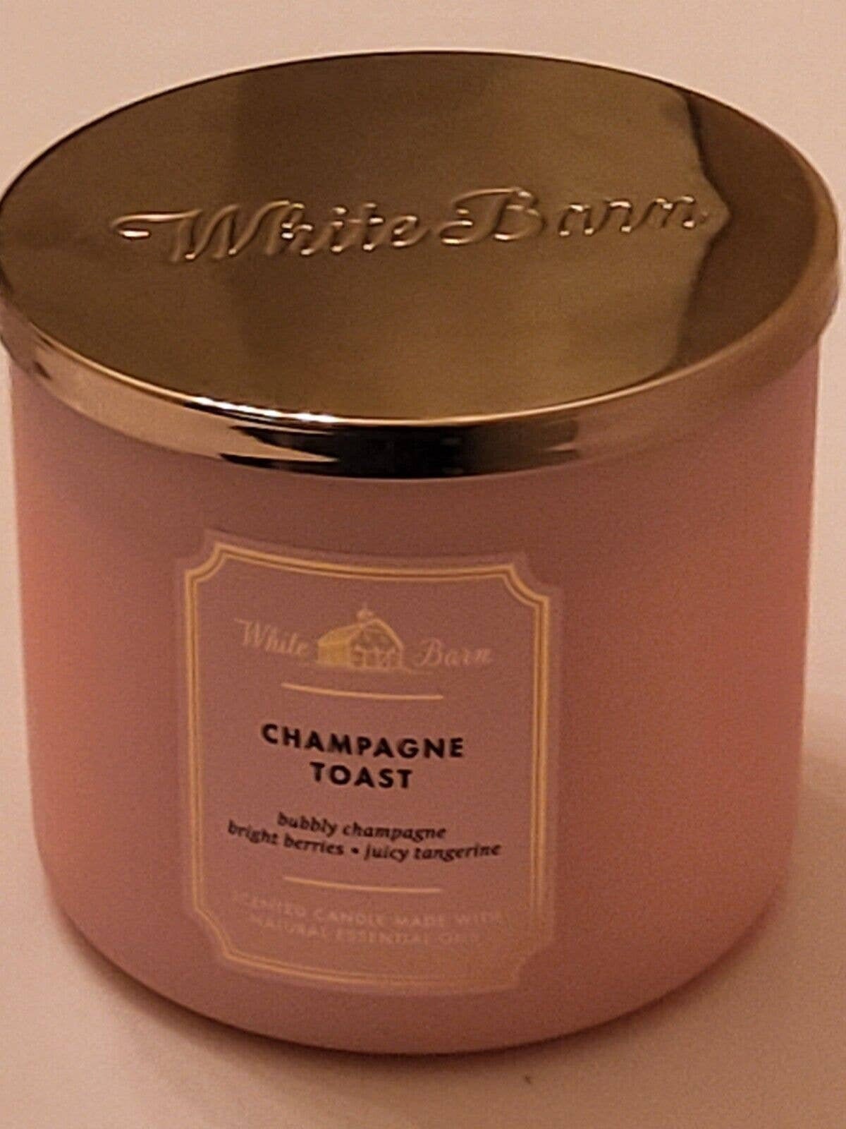  White Barn /Bath and Body Works Champagne Toast 3 Wick Candle :  Home & Kitchen