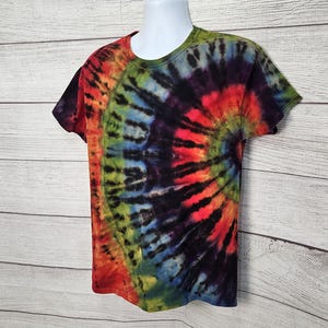 Large Reverse Tie-dye Tshirt, Gender Neutral Adult