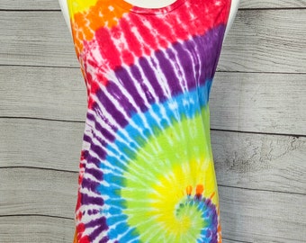 Large Tie-dye Tank Top, Juniors/ Womens