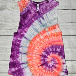 XXL Ice Tie-Dye Tank Top, Juniors/Womens