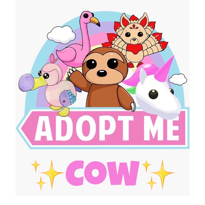 Adopt Me Pets Rare COW Etsy