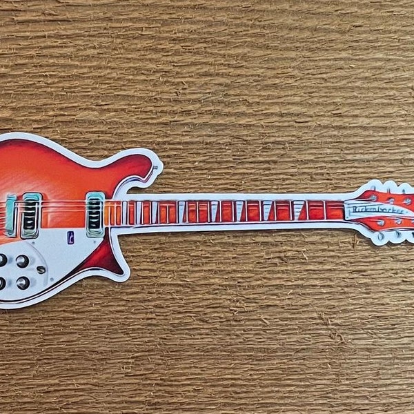 Rickenbacker guitar decal sticker