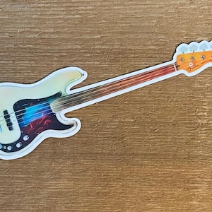 Fender bass decal, sticker