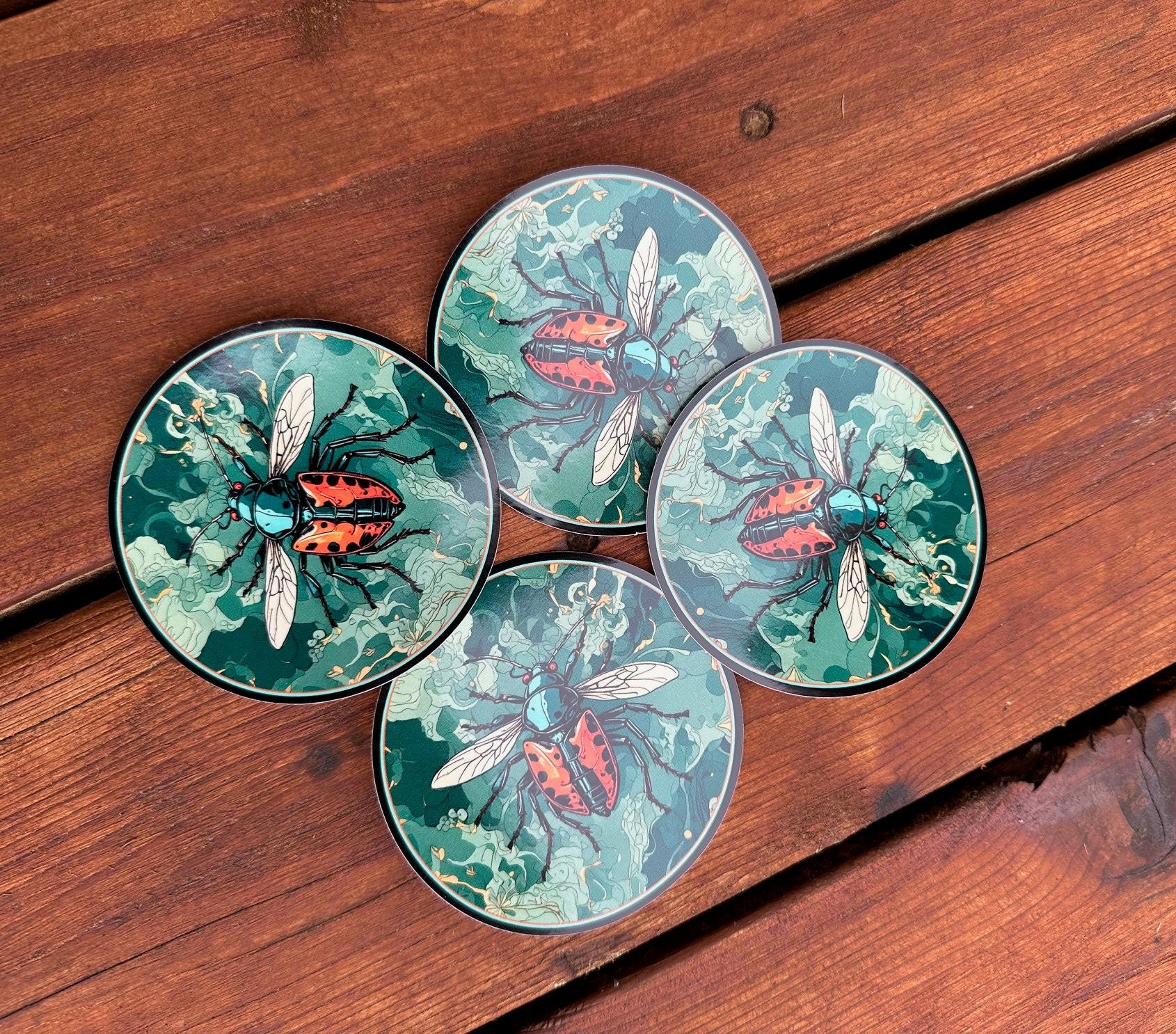 Bug Sticker, Decal, Insect, Gift - Etsy