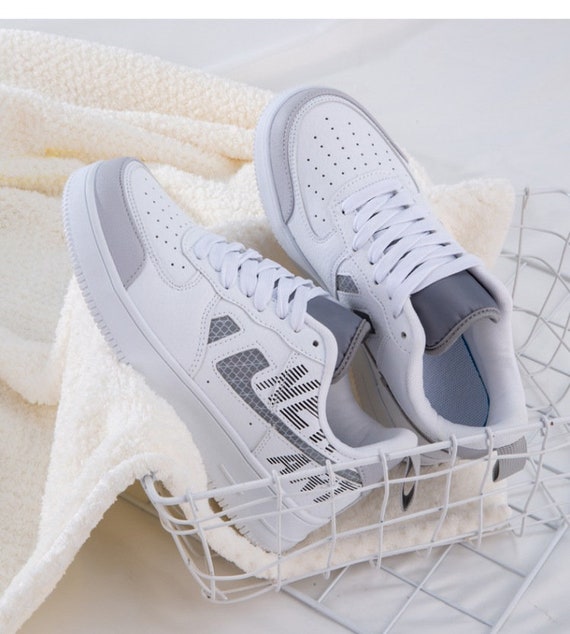 Korean Style Sneakers Reflective Sneakers for Men and Women - Etsy